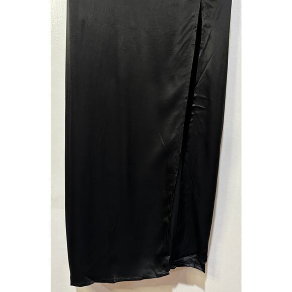 For Love & Lemons Rita Black & White Midi Dress Size Medium NWT - Picture 8 of 16